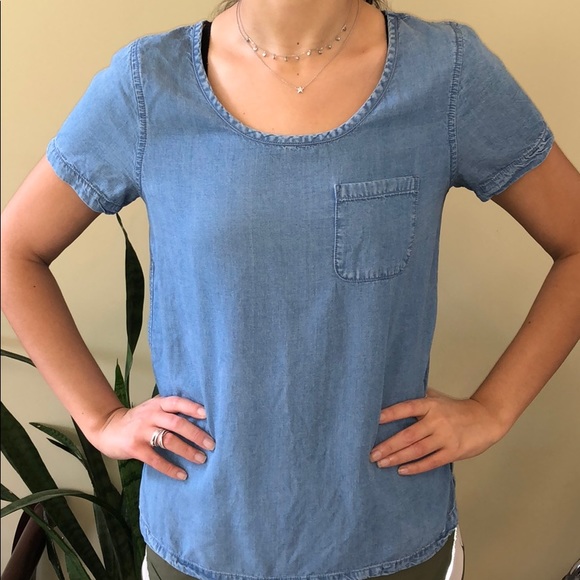 GAP Denim-Look light-weight Shirt - Picture 10 of 12